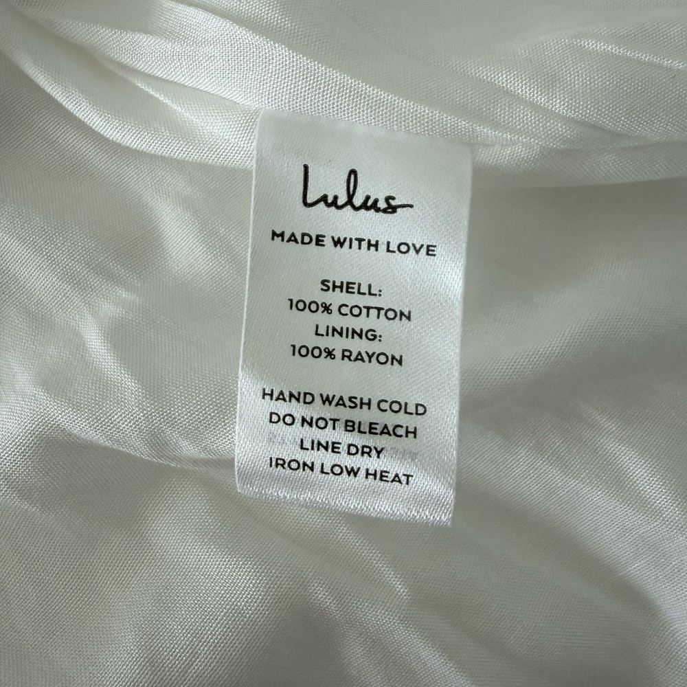 Lulu's White Backless Tie-Back Midi Dress - Picture 8 of 10